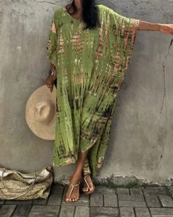 流白 New In RanRui Caftan