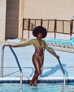 Divanewlook DRAWSTRING STRAP SWIMSUIT New In