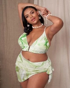 Divanewlook PSYCHEDELIC LINES SWIMSUIT New In