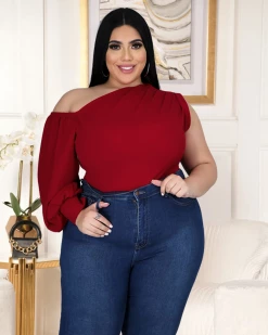 艾丝琳 Sale One Sleeve Top