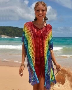 Divanewlook FISHING NET COVER UP New In