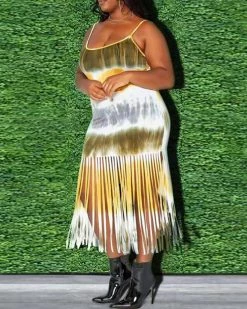 Divanewlook Darla Tassel Dress New In