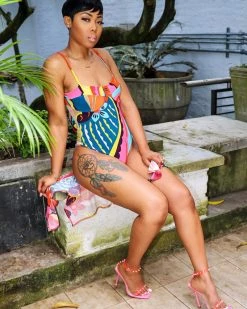 邦柠 Tropicana Swim Set New In