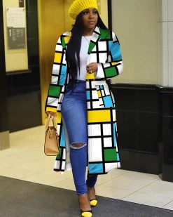 Divanewlook Picasso Plaid Shacket