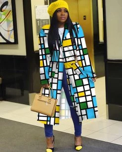 Divanewlook Picasso Plaid Shacket