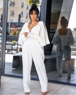 柏莎 BLANCA WHITE JUMPSUIT Sale