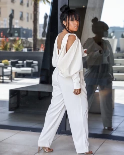 柏莎 BLANCA WHITE JUMPSUIT Sale