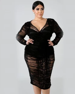 诺雅莎 Sheer Bodycon Dress 8 诺雅莎 Sheer Bodycon Dress