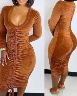 Divanewlook New In Bubble Gum Midi Dress