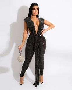 橙兴 New In Bling V Jumpsuit