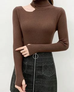 Divanewlook New In Cut To The Chase Turtleneck