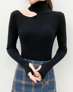 Divanewlook New In Cut To The Chase Turtleneck