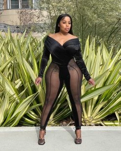 COKU Date Night Sheer Jumpsuit