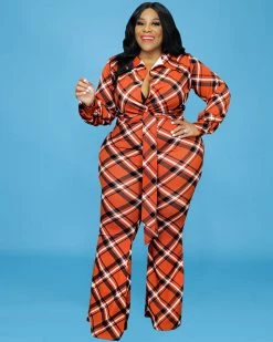 达梦 Collar Faux Wrap Jumpsuit New In