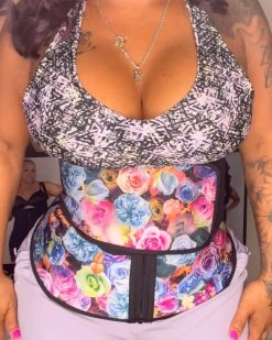 Divanewlook FLORAL WAIST TRAINER New In