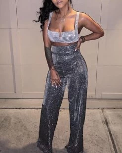 福蕾雅 Midnight Sequin Trousers 19 福蕾雅 Midnight Sequin Trousers