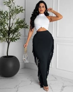 Divanewlook Destiny Fringe Skirt