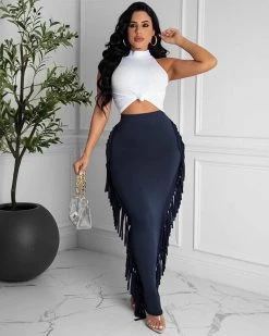 Divanewlook Destiny Fringe Skirt