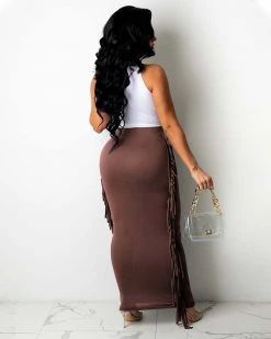 Divanewlook Destiny Fringe Skirt