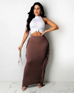 Divanewlook Destiny Fringe Skirt
