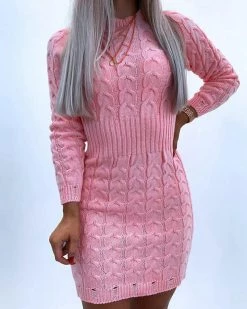 Divanewlook New In Setting The Tone Mini Dress