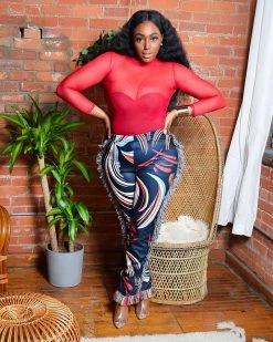 Divanewlook Got Me Twisted Pants | Fringe Pants