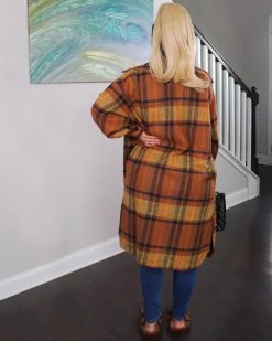 华冠丽 New In AUTUMN FLANNEL JACKET