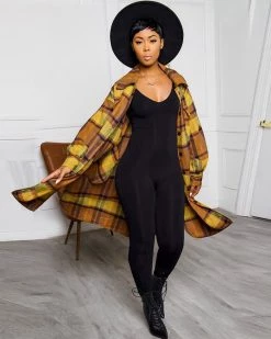 华冠丽 New In AUTUMN FLANNEL JACKET