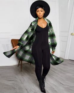 华冠丽 New In AUTUMN FLANNEL JACKET