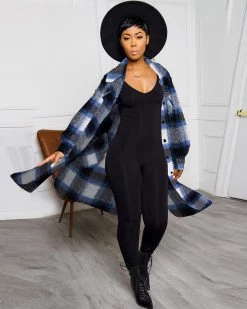 华冠丽 New In AUTUMN FLANNEL JACKET