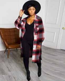 华冠丽 New In AUTUMN FLANNEL JACKET