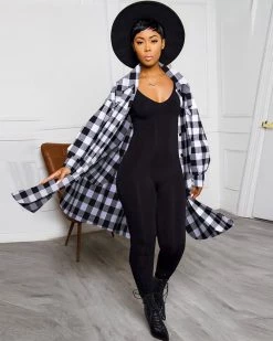 华冠丽 New In AUTUMN FLANNEL JACKET