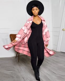 华冠丽 New In AUTUMN FLANNEL JACKET