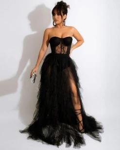 Divanewlook New In Satisfied Ribbed Maxi Dress