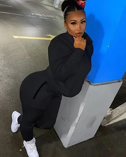 Divanewlook New In Classic Plus Size Sport Suit