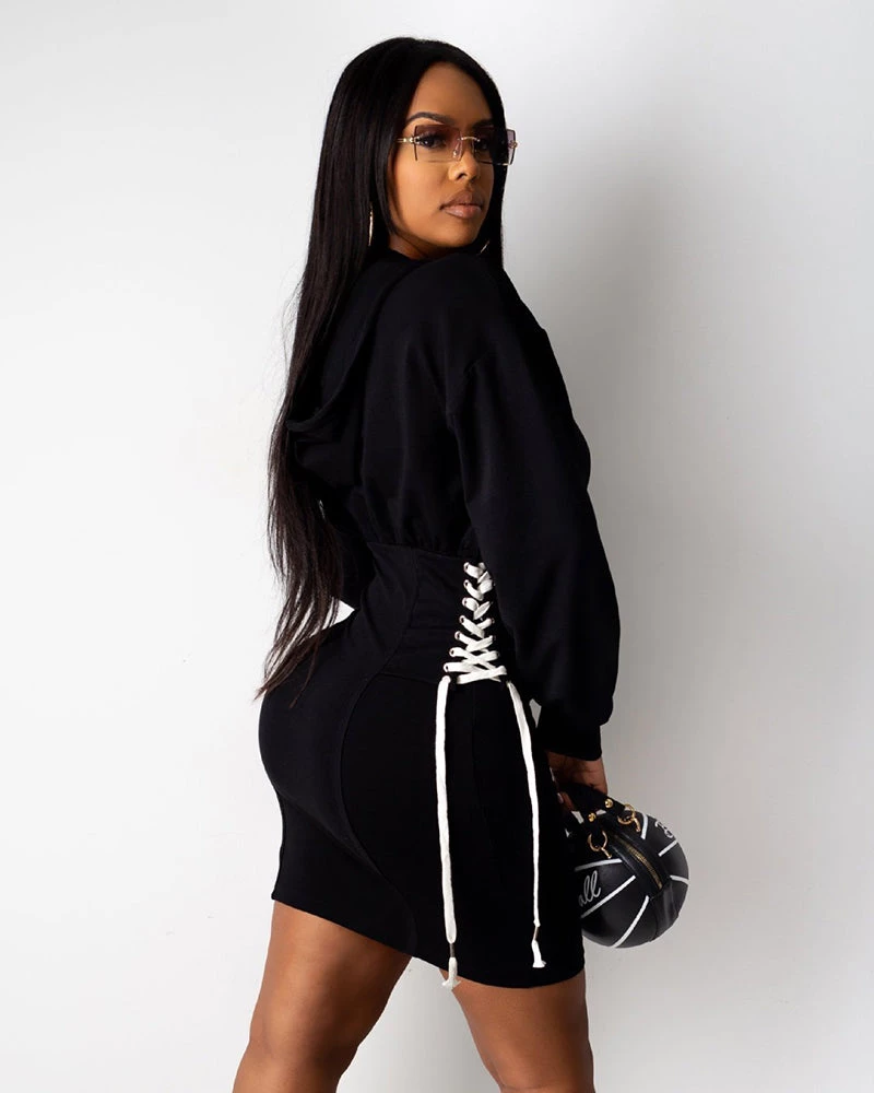 Divanewlook New In Bad Ass Hoodie Dress 3 Divanewlook New In Bad Ass Hoodie Dress