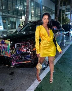 莱锦丝 Looking Fine Satin Dress 12 莱锦丝 Looking Fine Satin Dress