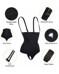 Divanewlook New In Latex Thong Body Shaper