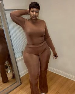 梦辰 New In SOFT 2PCS Pant Set