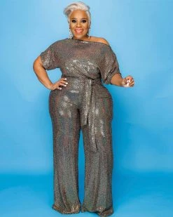 Divanewlook Champagne Jumpsuit