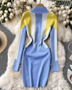 Divanewlook “Mood Board “ Knitted Dress