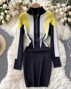 Divanewlook “Mood Board “ Knitted Dress