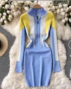 Divanewlook “Mood Board “ Knitted Dress