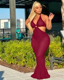 Divanewlook NET WORTH MAXI DRESS 16 Divanewlook NET WORTH MAXI DRESS