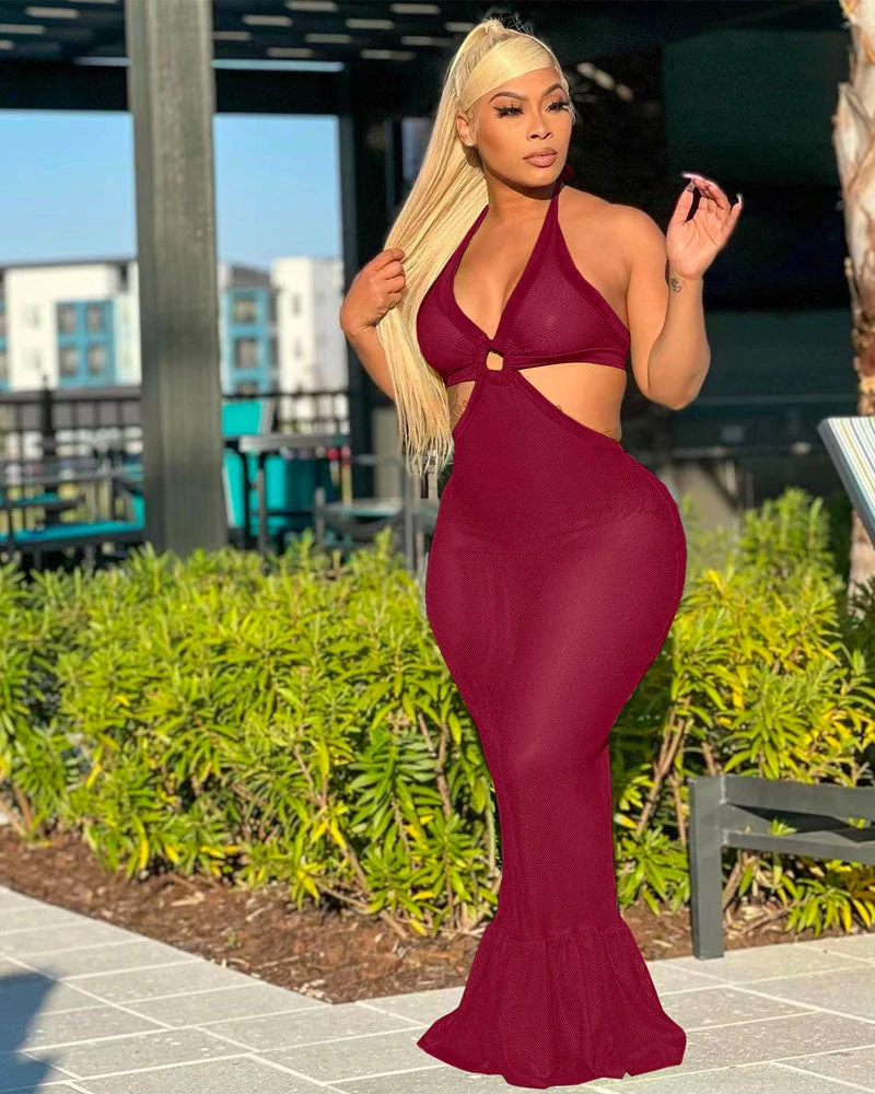 Divanewlook NET WORTH MAXI DRESS 8 Divanewlook NET WORTH MAXI DRESS