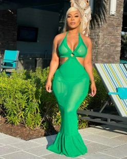 Divanewlook NET WORTH MAXI DRESS