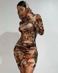 Divanewlook Old Drama Hood Dress