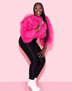 欧樊 New In Flora Top