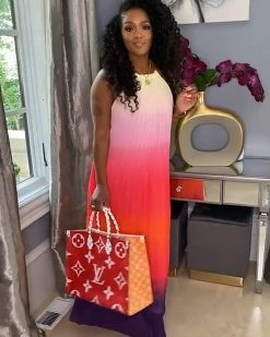 欧菲尔 Sunset Ombre Dress