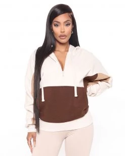 Divanewlook Color Block The Negativity Hoodie